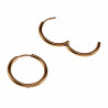 ∅20mm x 2mm Oorringen Unisex - Verguld RVS - Oorbellen Dames - Heren
