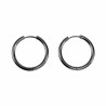 ∅23mm x 2,5mm Oorringen Dames - Gepolijst RVS - Oorbellen