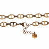 60cm Ketting Dames - Gepolijst Verguld RVS Ovale Ankerschakels Ketting