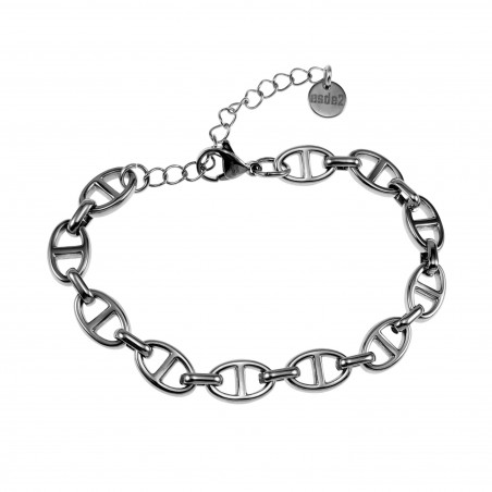 18cm Tot 24cm Armband Dames Gepolijst RVS Ovale Ankerschakels