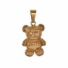 60cm x 3mm Jasseron Ketting + Beer Hanger Unisex - Verguld RVS - Beerhanger -  Hangertje Beertje