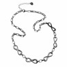 47cm Oneindigheid Ketting Dames - RVS Verstelbaar Anker Schakelketting