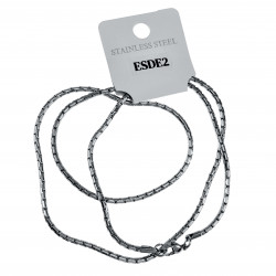 70cm x 3mm Ketting Unisex - Gpolijst RVS - Cardano Schakelketting