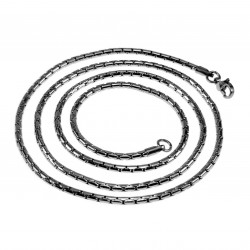 70cm x 3mm Ketting Unisex - Gpolijst RVS - Cardano Schakelketting