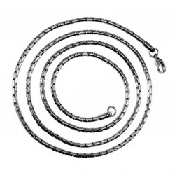 70cm x 3mm Ketting Unisex - Gpolijst RVS - Cardano Schakelketting