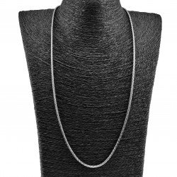 70cm x 3mm Ketting Unisex - Gpolijst RVS - Cardano Schakelketting