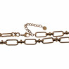 50cm Ketting Dames - RVS 14K Goud Plated - Ovale Schakel - Verstelbaar