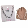 50cm Ketting Dames RVS 14K Wit Goud Plated Ovale Schakel - Verstelbaar