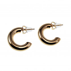 ∅20mm x 5mm Oorringen Dames - Open-Design - Verguld RVS - Oorbellen