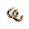 ∅20mm x 5mm Oorringen Dames - Open-Design - Verguld RVS - Oorbellen