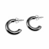 ∅20mm x 5mm Oorringen Dames - Open-Design - Gepolijst RVS - Oorbellen