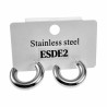 ∅20mm x 5mm Oorringen Dames - Open-Design - Gepolijst RVS - Oorbellen