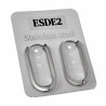 ∅26mm x 3mm Oorringen Dames Gepolijst RVS U-Vormige Oorbellen
