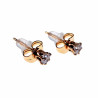5mm Oorknoppen - Roségold Plated - Ronde Oorbellen met Zirkoniasteen