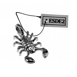 40mm x 21mm Schorpioen  Hanger Unisex - Gepolijst RVS - Sterrenbeeld