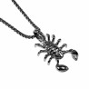 40mm x 21mm Schorpioen  Hanger Unisex - Gepolijst RVS - Sterrenbeeld