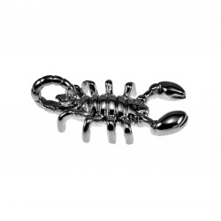 60cm x 3mm Jasseron Ketting + Schorpioen hanger Hanger Unisex - Gepolijst RVS -  Sterrenbeeld Dames - Heren