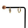 ∅18mm x 2,5mm Oorringen Unisex - Verguld RVS - Oorbellen Dames - Heren