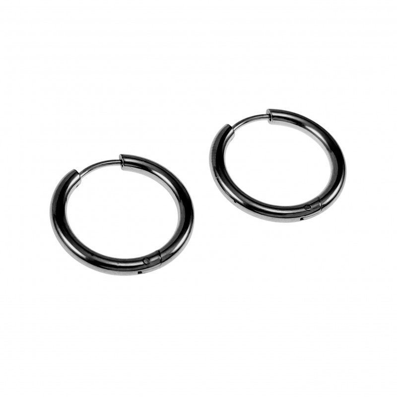 ∅21mm x 2,5mm Oorringen Unisex - RVS - Oorbellen Dames - Heren ∅21mm x 2,5mm Oorringen Unisex - RVS - Oorbellen Dames - Heren