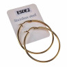 ∅45mm x 2mm Oorringen Unisex - RVS - Oorbellen Dames - Heren