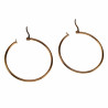 ∅45mm x 2mm Oorringen Unisex - RVS - Oorbellen Dames - Heren