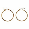 ∅35mm x 2mm Oorringen Dames - Verguld RVS - Oorbellen