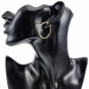 ∅35mm x 2mm Oorringen Dames - Verguld RVS - Oorbellen