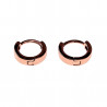 ∅14mm x 3mm Oorringen Dames - Roségoud Verguld - Oorbellen XUPING
