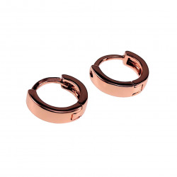 ∅14mm x 3mm Oorringen Dames - Roségoud Verguld - Oorbellen XUPING