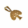 60cm x 3mm Jasseron Ketting + Levensboom Hanger Unisex - Verguld RVS