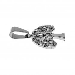 60cm x 3mm Jasseron Ketting + Levensboom Hanger Unisex - Gepolijst RVS