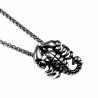 Schorpioenhanger Unisex - Gepolijst RVS Symbolische Schorpioen Hanger