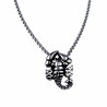 60cm x 3mm Jasseron Ketting + Schorpioenhanger Unisex - Gepolijst RVS