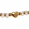 Armband met Kleurrijke Facet Oostenrijkse Kristalkralen Verguld RVS