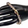 Armband met Kleurrijke Facet Oostenrijkse Kristalkralen Verguld RVS