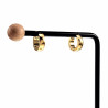 ∅13mm x 4mm Oorbellen Unisex - Verguld RVS - Oorringen Dames - Heren