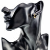 ∅13mm x 4mm Oorbellen Unisex - Verguld RVS - Oorringen Dames - Heren