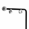 ∅13mm x 4mm Oorbellen Unisex - Gepolijst RVS - Oorringen Dames - Heren