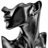 ∅13mm x 4mm Oorbellen Unisex - Gepolijst RVS - Oorringen Dames - Heren