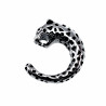 60cm x 3mm Jasseron Ketting + Panterkop Hanger Unisex - RVS