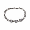 17-19cm Armband Dames Rhodium Luxe Armband met Zirkonia's Tennisarmband