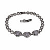 17-19cm Armband Dames Rhodium Luxe Armband met Zirkonia's Tennisarmband