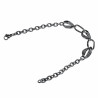 16-19cm Armband Dames  Luxe Armband met Cubaanse Schakels Tennisarmband