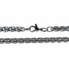 60cm x 5mm Gepolijst RVS Ronde Design Visgraat Schakelketting Unisex