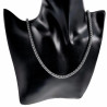 60cm x 5mm Gepolijst RVS Ronde Design Visgraat Schakelketting Unisex