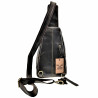 Hunters Crossbodytas Unisex - Donker Olijfgroene Echt Leer - Slingbag