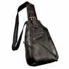 Hunters Crossbodytas Unisex - Donker Olijfgroene Echt Leer - Halfstijve Structuur - Schoudertas - Informal Crossbody Tas