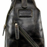 Hunters Crossbodytas Unisex - Donker Olijfgroene Echt Leer - Slingbag