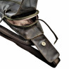 Hunters Crossbodytas Unisex - Donker Olijfgroene Echt Leer - Halfstijve Structuur - Schoudertas - Informal Crossbody Tas