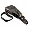 Hunters Crossbodytas Unisex - Donker Olijfgroene Echt Leer - Slingbag